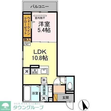 オーガスタハイツの物件間取画像